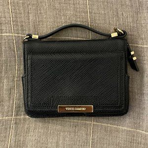 Vince Camuto Mila Leather Crossbody Bag with Wallet and Phone Pocket